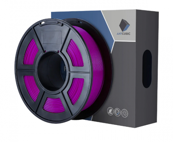 Фото 2 - PLA пластик Пурпурний для 3d принтера (філамент) 1,75 мм