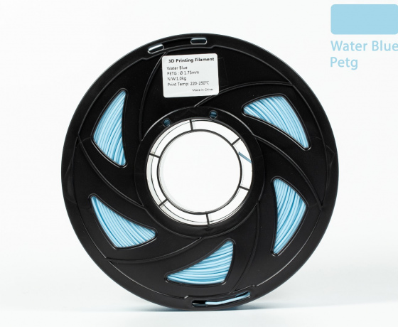 Фото 3 - PETG філамент (пластик) для 3D принтера Water blue 1кг, 1.75мм, 330м