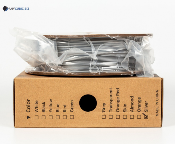 Фото 3 - Срібний Високошвидкісний філамент для швидкісного друку Hi-Speed PLA+ JAMGHE 1,75 мм 1kg