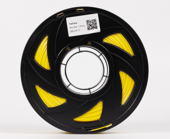 Фото 4 - Жовтий Пла Пластик Шовковий \ PLA SILK Yellow 1кг | 1.75мм | 330м