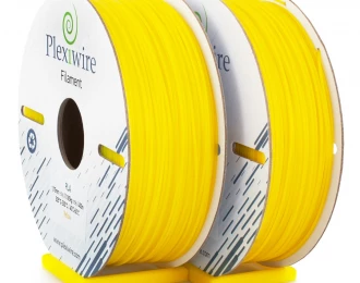 PLA пластик Plexiwire для 3D принтера жовтий 400м / 1.185кг / 1.75мм