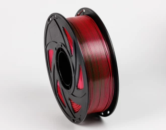 Червоний Зелений Пла Пластик Шовковий | PLA SILK Red Green 1кг | 1.75мм | 330м