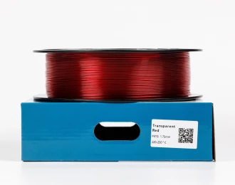 PETG Напівпрозорий Червоний 1кг | 1.75мм | 330м